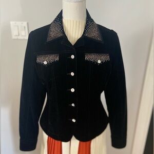 Vintage Christine Alexander velvet jacket